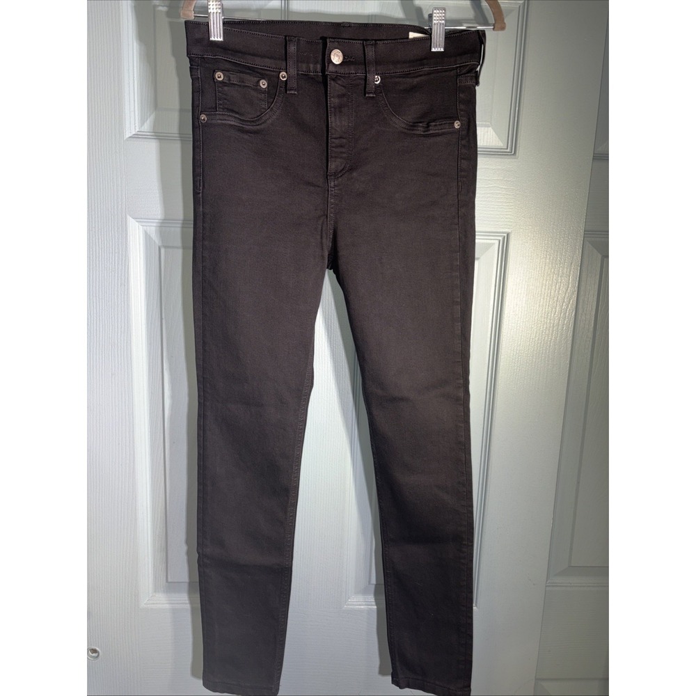 RAG‎ & BONE Black High-Rise Ankle Skinny Leg Jeans, US 29. Back To School.